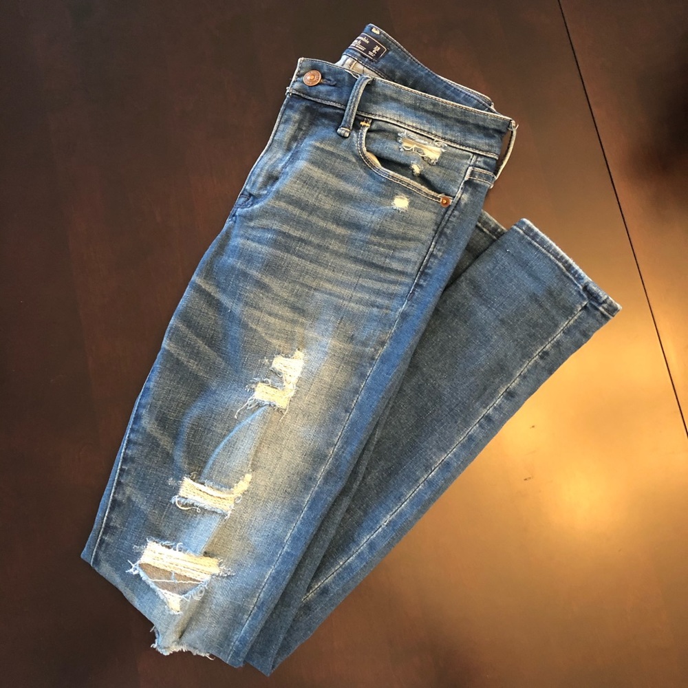Abercrombie Super Skinny Jeans🤍✨